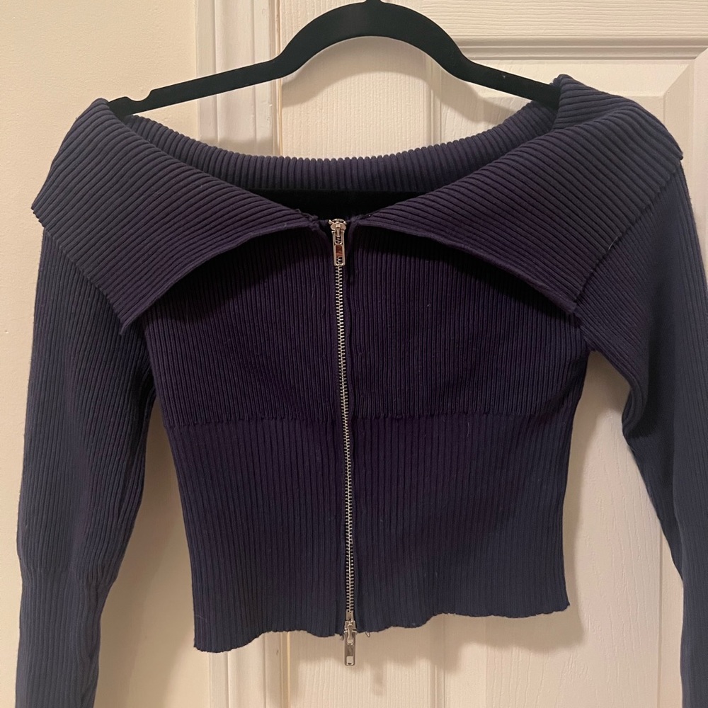 Off Shoulder Sweater - image 1